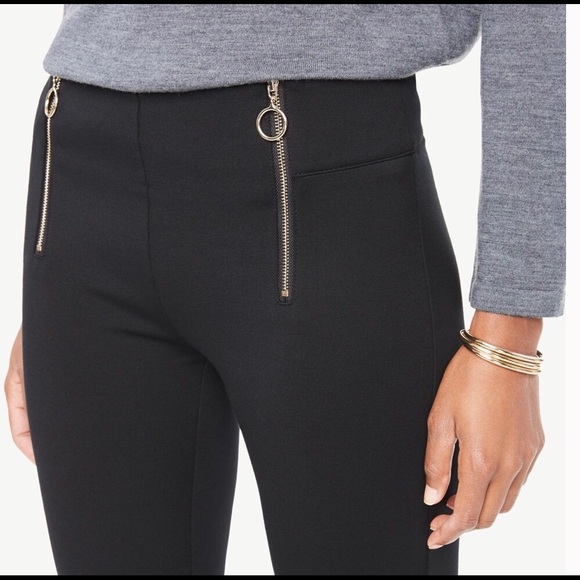 Ann Taylor Pants - Ann Taylor Front Zippered Leggings